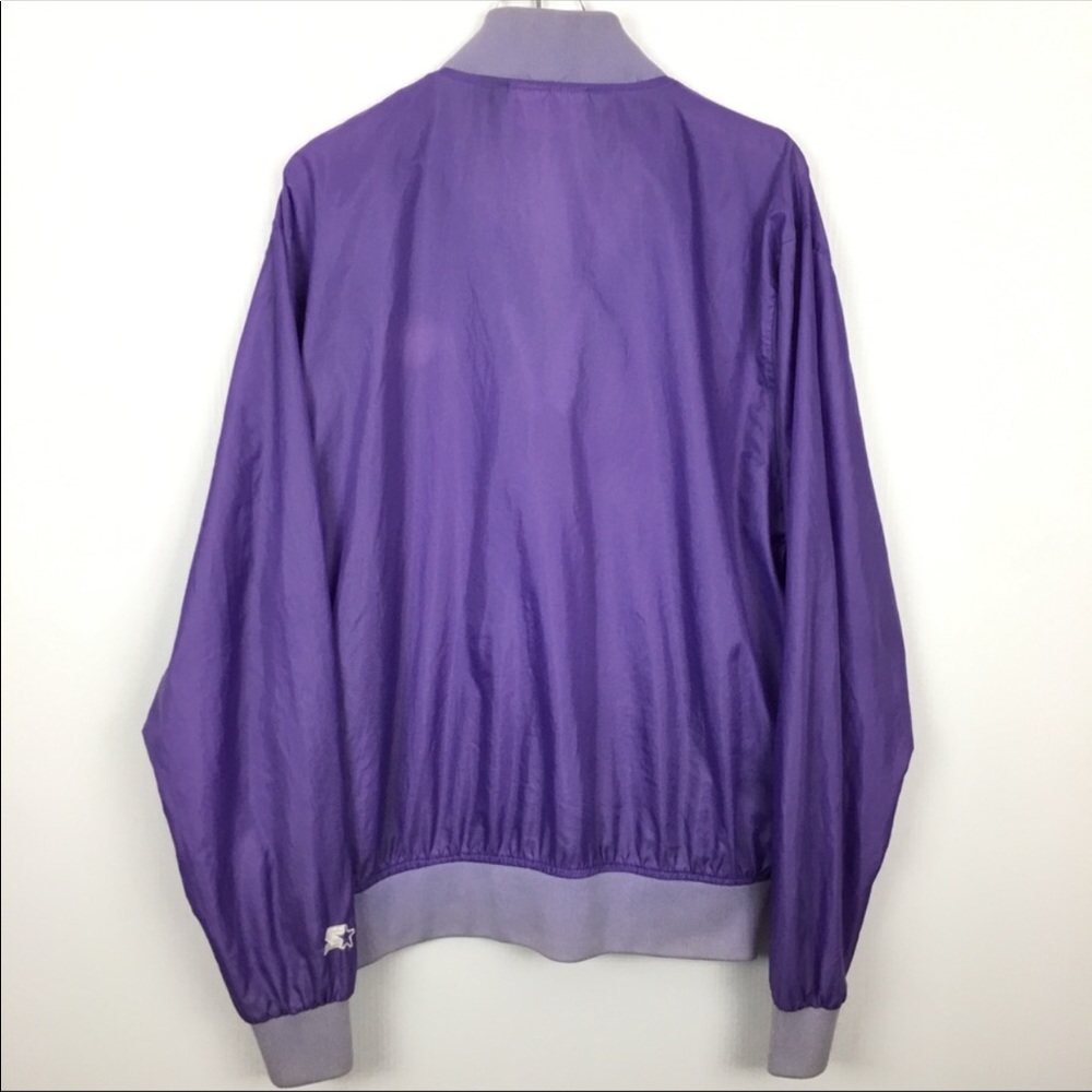 Vintage Lakers Starter Windbreaker XL Jacket Excellent Condition Basketball - Picture 10 of 12